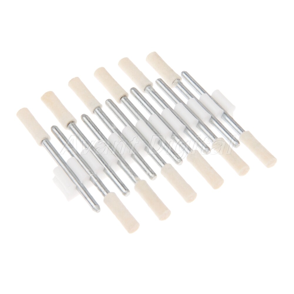 High Quality Wool & Metal 12Pc Shank Grinding Head Wheel Polishing Grinding Tool