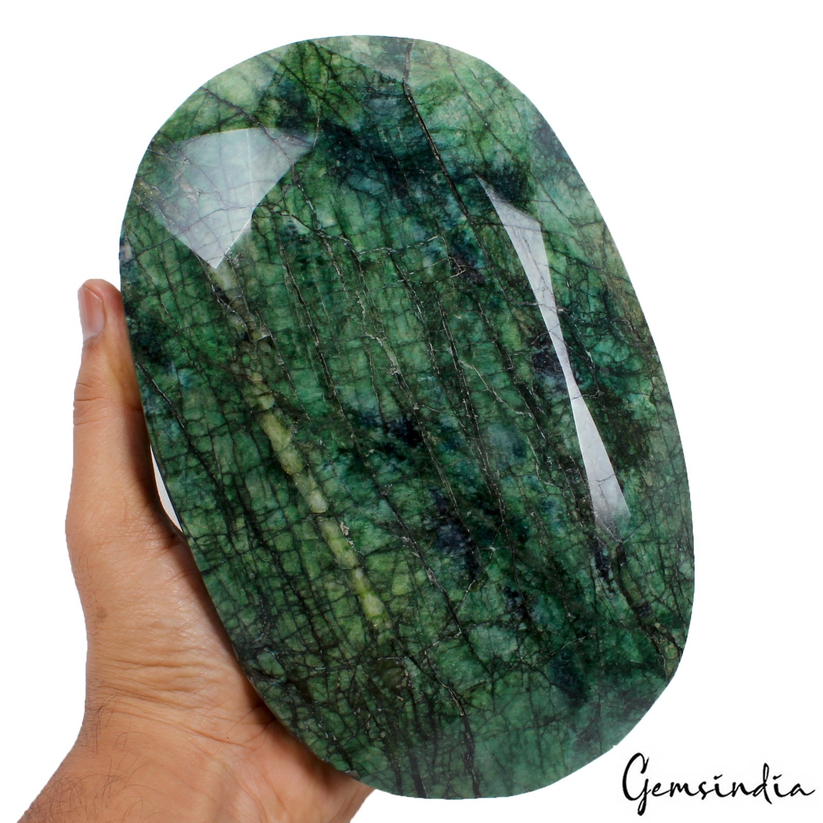 4.5Kg Natural Green Emerald Earth Mined Huge Oval Cut Museum Size Collective Gem