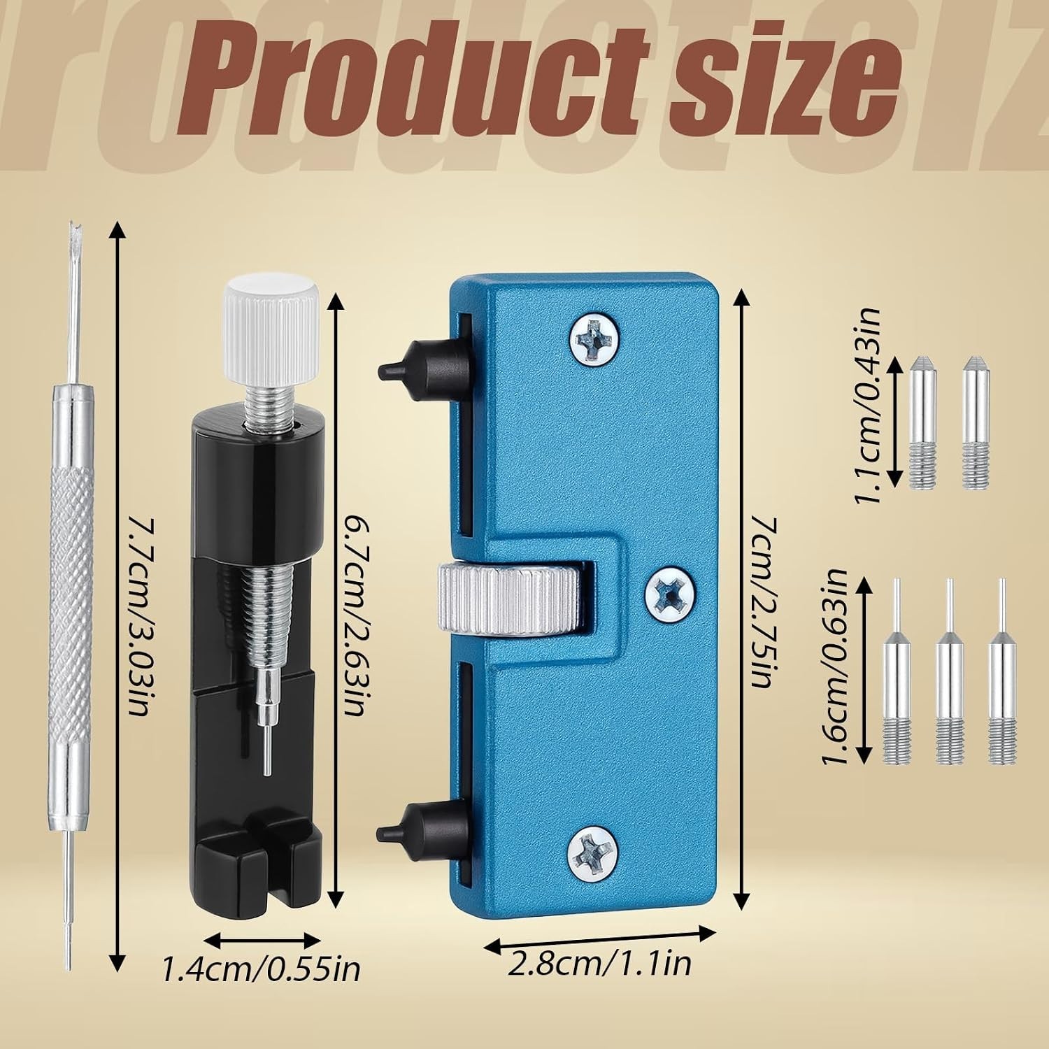 Professional Watch Link Removal Kit – Stainless Steel Tools for Perfect Sizing