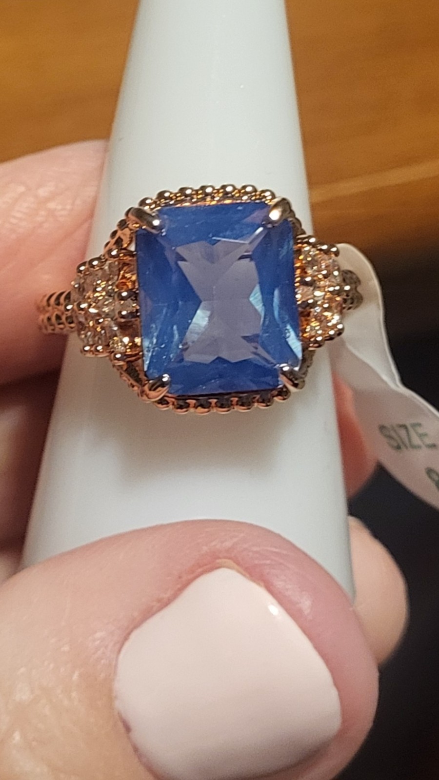Bomb Party Sz 8 Game Of Thrones GOT Ring LC Blue Moonstone RG93259