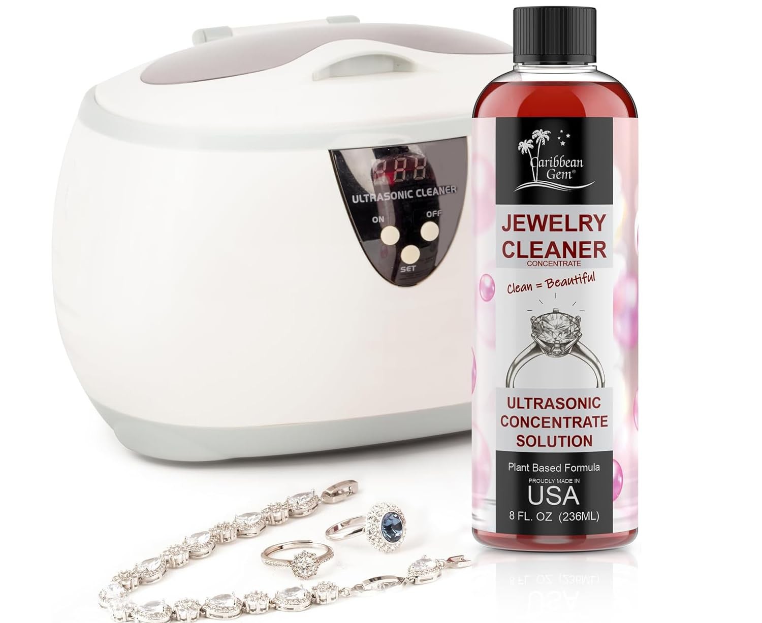 Ultrasonic Cleaner Solution Concentrate – Highly Concentrated All Purpose Cle…