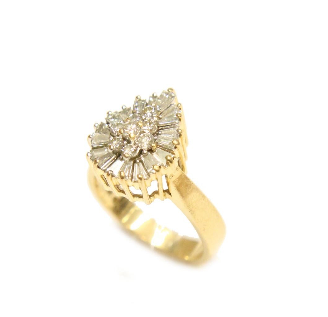 14k Gold 1.13 Carat Diamond Ring VS/SI With appraisal $3850 Size 6.5