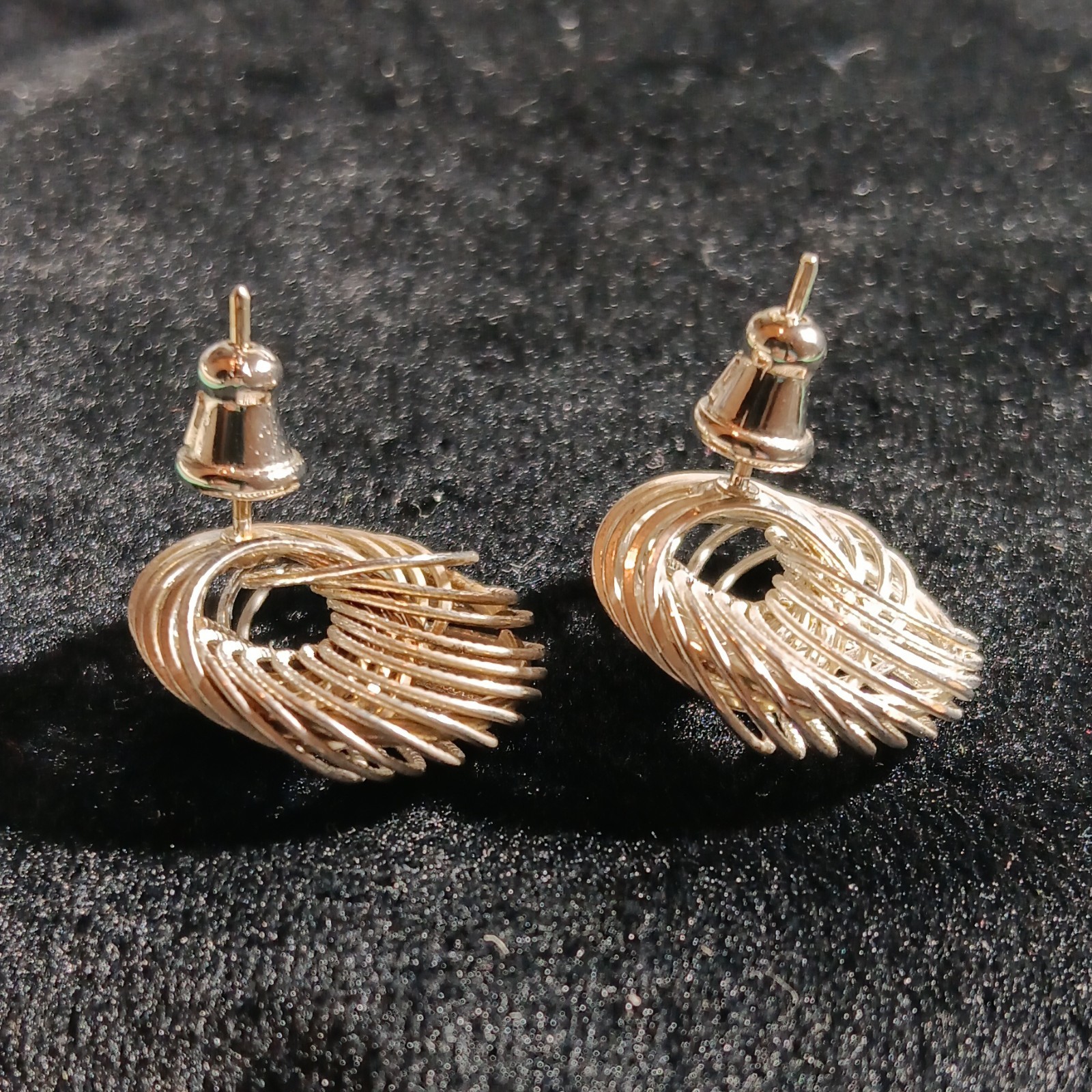vintage push-back (pierced post) earrings