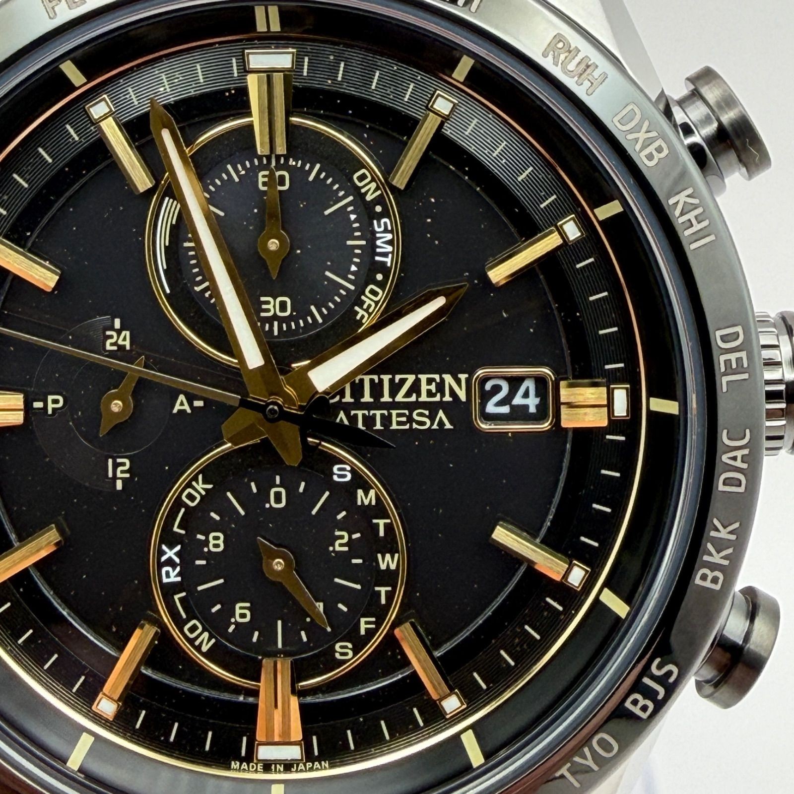 Citizen Attesa AT8184-57E H800 Hinode Limited Eco-Drive Titanium Watch