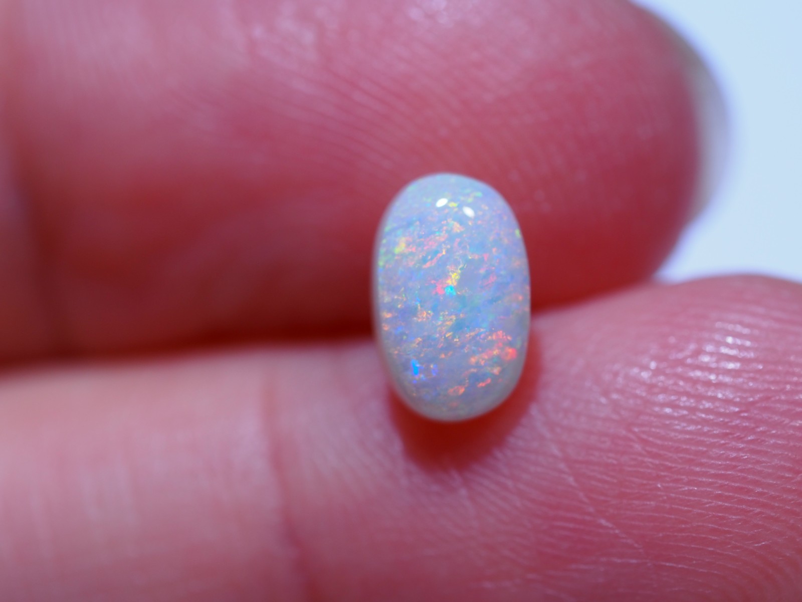 1.1ct White Opal from Lightning Ridge | Natural Australian Opal Gem