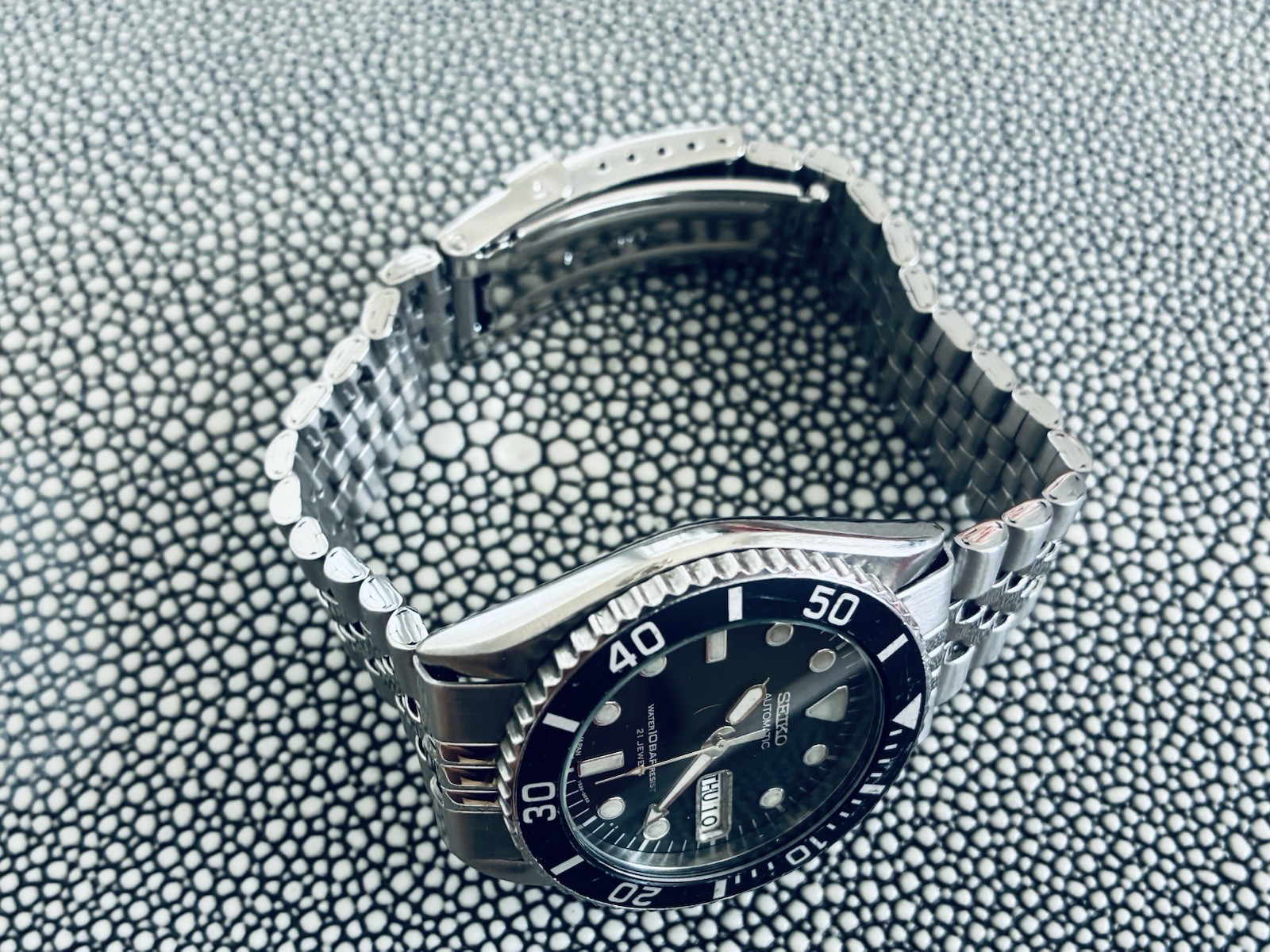 Rare Japan Seiko SKX023J Orig Men’s Automatic Diver Black Dial 100m 7S26-0040 Ex