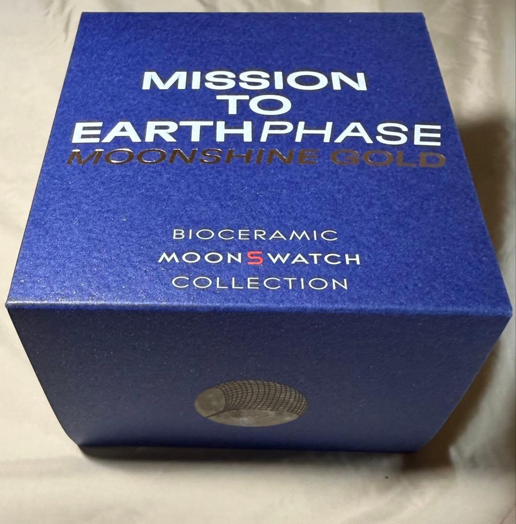 Mint Omega Swatch Moonshine Gold Mission Moon Moonswatch Auth Japan