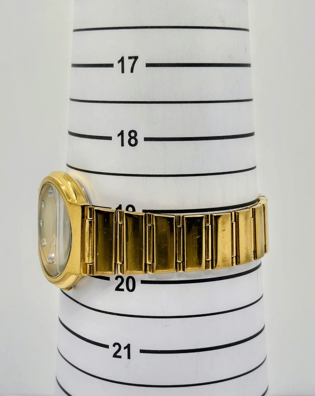 Women’s Pulsar All Stainless Steel Champagne Dial Gold Tone Date Quartz Watch