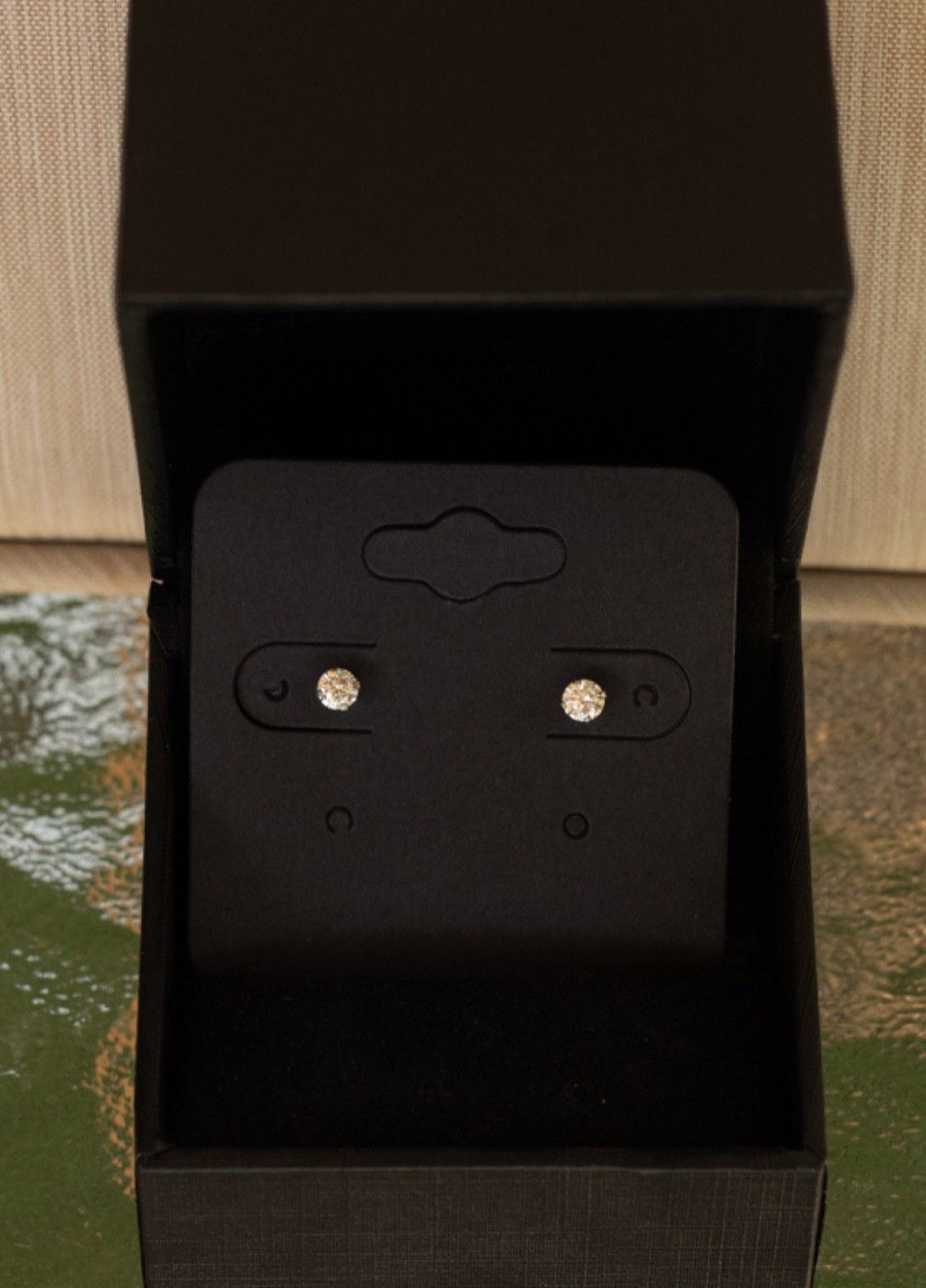 0.38CTW, 3.60mm, Lab-Grown Diamond Stud Earrings. 925 Sterling Silver. (47).