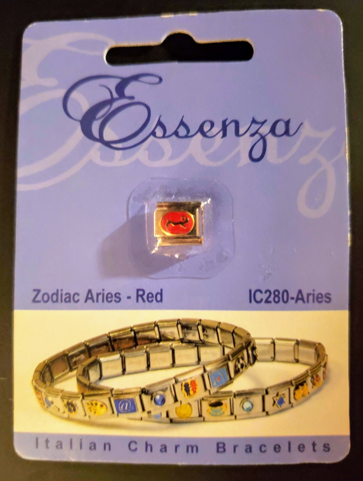 ESSENZA ITALIAN CHARM – RED ZODIAC LINKS