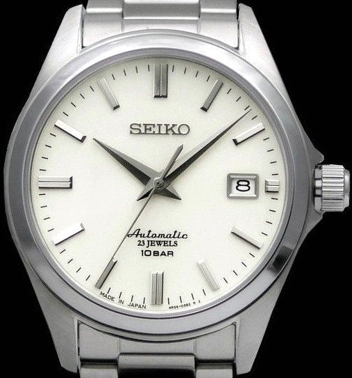 SEIKO Selection SZSB011 Automatic 23 Jewels Dress Watch Cream Dial Steel 39.9mm
