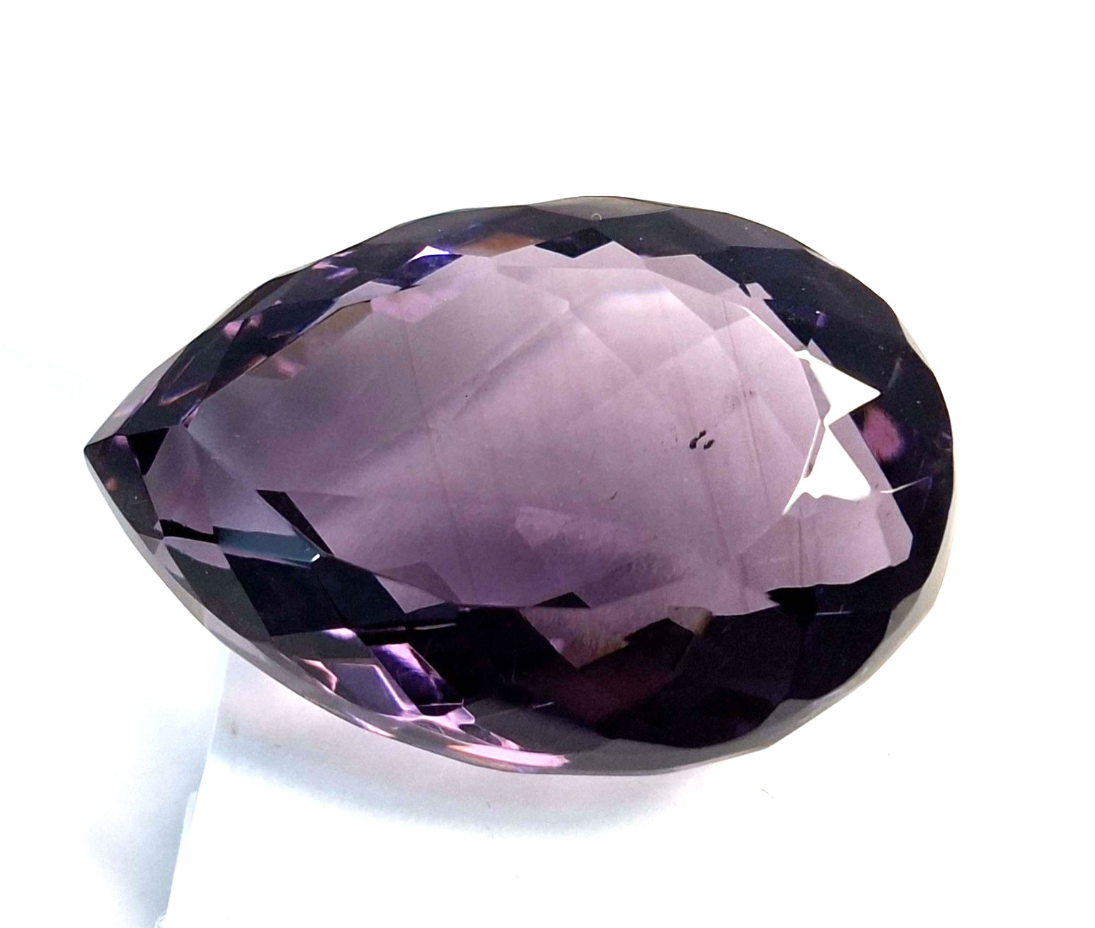 Deep Purple Amethyst Pear Cut 58-60 Ct Natural Certified Loose Gemstone RK884