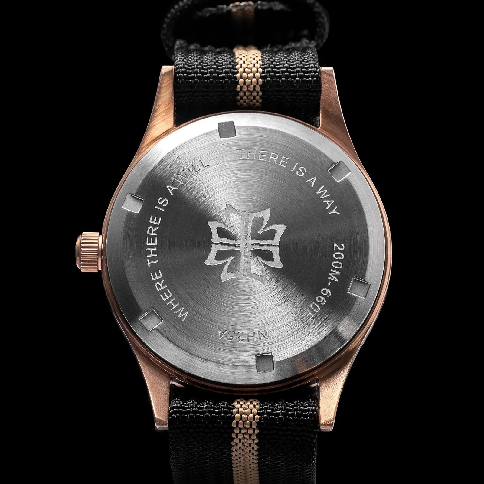 THORN Fathoms Fifty CUSN8 Bronze NH35 Diver 200M Automatic Watch 40mm Hygrometer