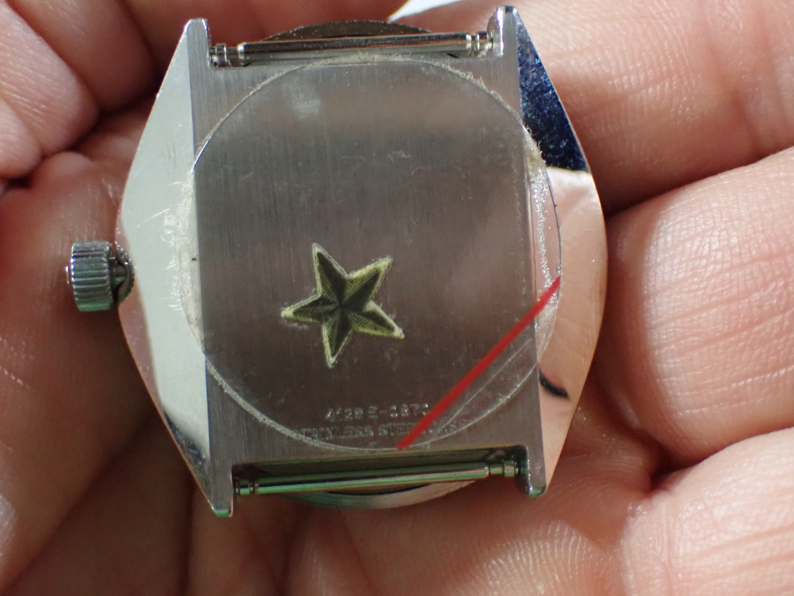 Wyler Stainless Steel Wristwatch Case 0870.140-0871.140 New Unused not perfect
