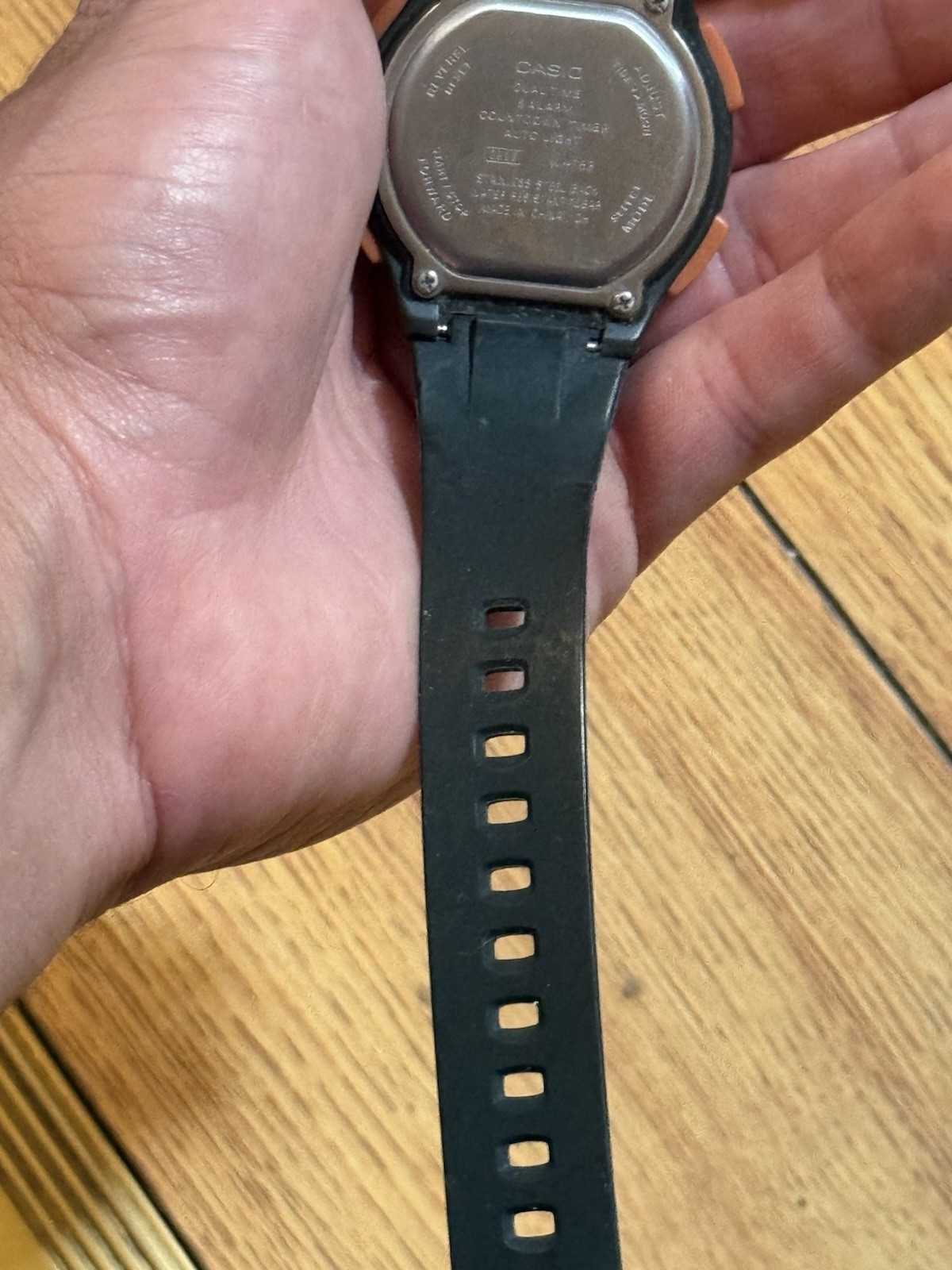 Casio W-753 Quartz Digital Sport Watch Tide Graph Dual Time Alarm 100m Black