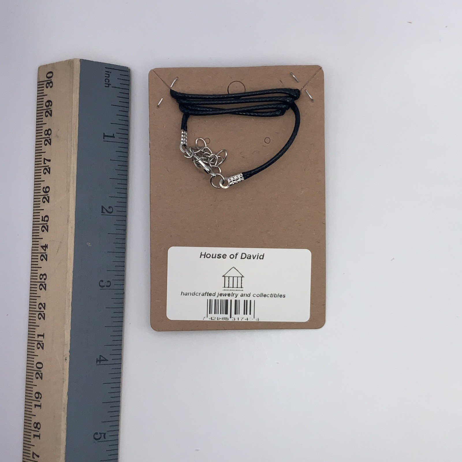 House Of David Handmade Cross Necklace Pink Butterflies