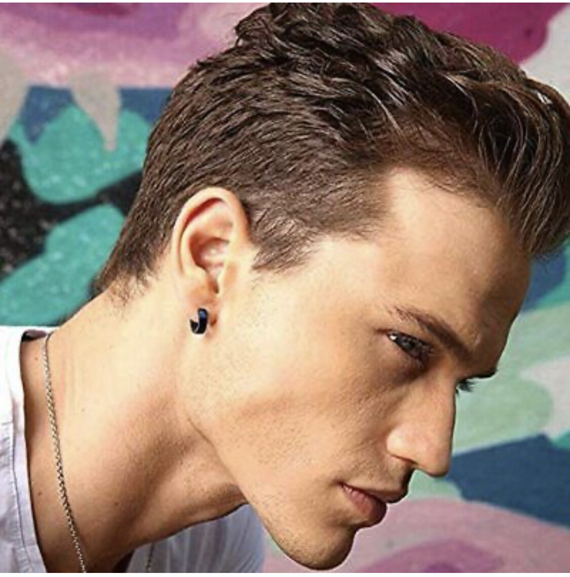 2PCS Stainless Steel Hoop Earrings for Men Women Small Huggie Hoop Ear Piercings