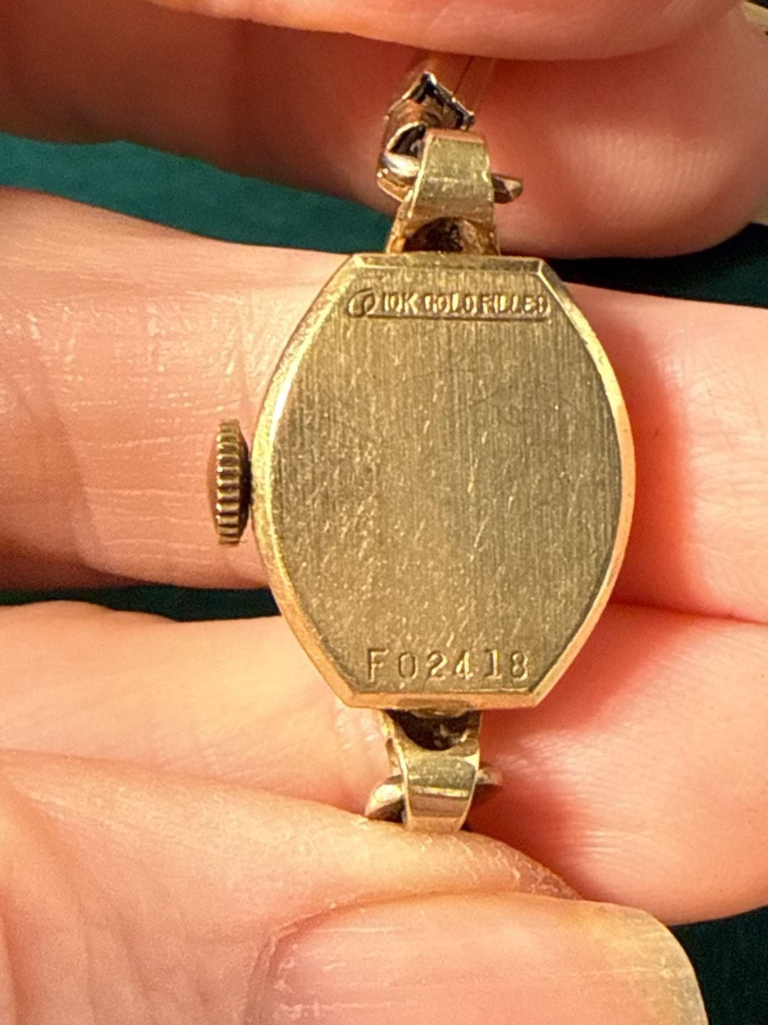 Vintage Lady Elgin 23 Jewel 10K Gold Filled Cocktail Wristwatch