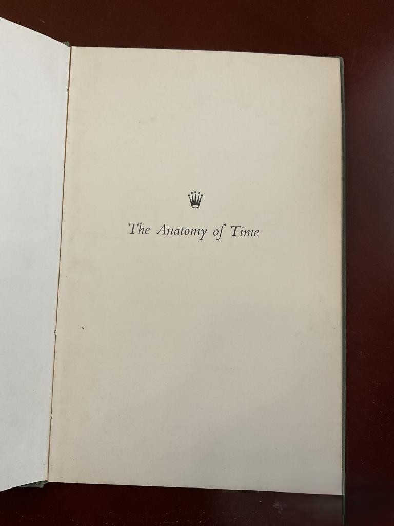 Rare Rolex The Anatomy of Time Hardcover Book English Illustrated Geneva
