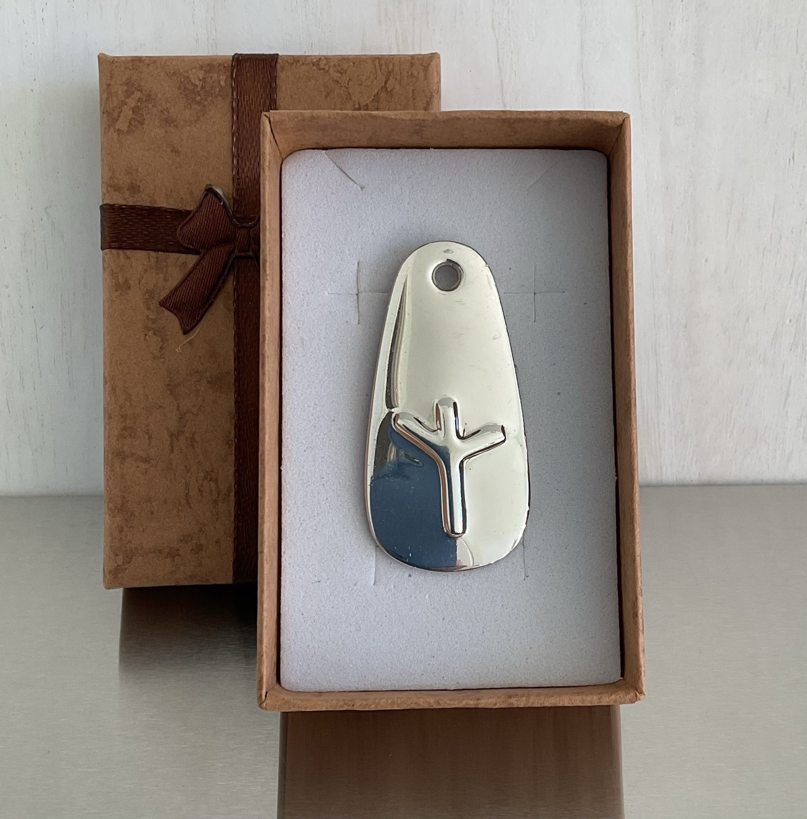 Vintage 1980’s RLM Studio Amulet “ELK” Protection From Evil Pendant 925 Silver