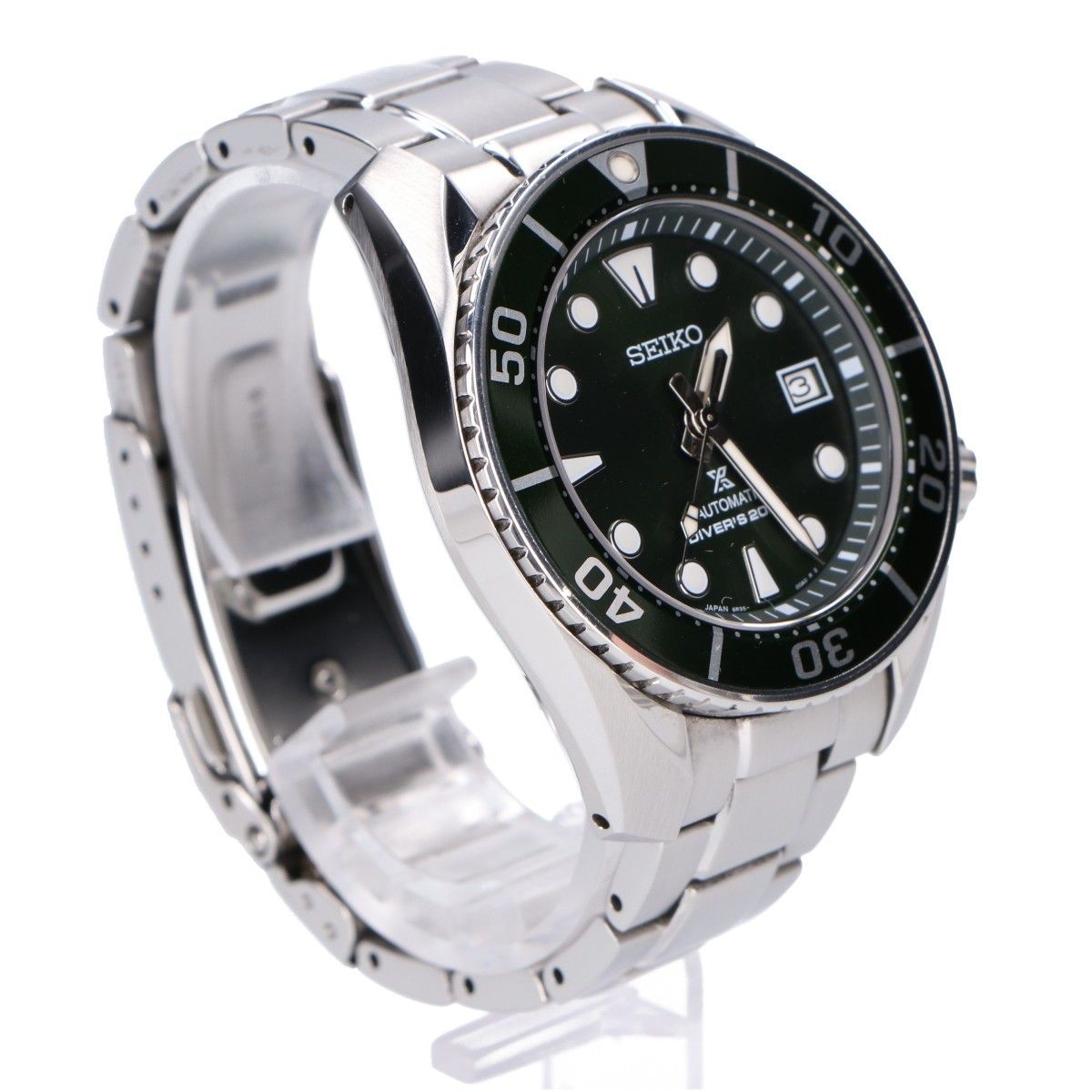 Seiko Prospex SBDC081 Diver’s 200m Automatic Green Dial Stainless Steel