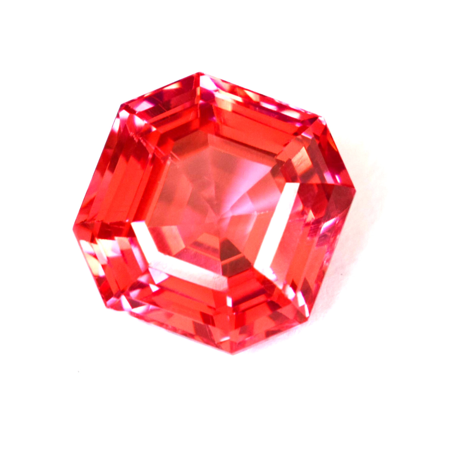 Captivating Beauty Of 10-12 CT Natural Radiant Cut Pink Padparadscha Sapphire
