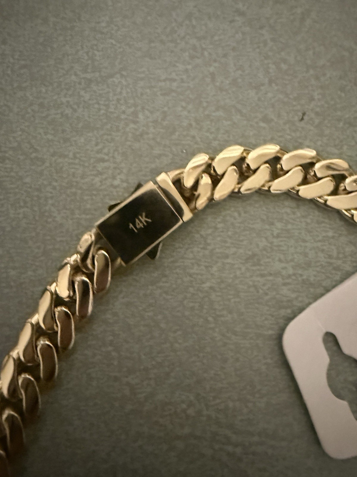 Super duper nice chain 10mm 14K “plated”Gold Cuban Link Chain Cross Pendant