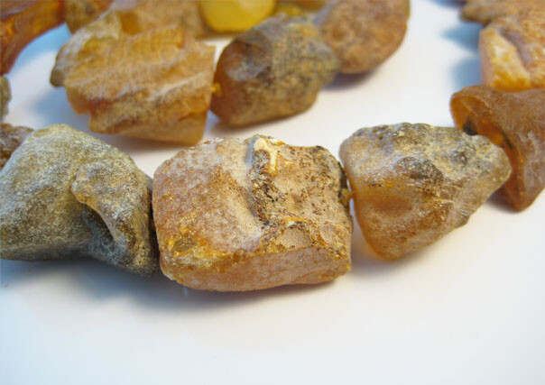 Genuine Massive Raw Amber Baltic Amber Necklace 30 in !!!