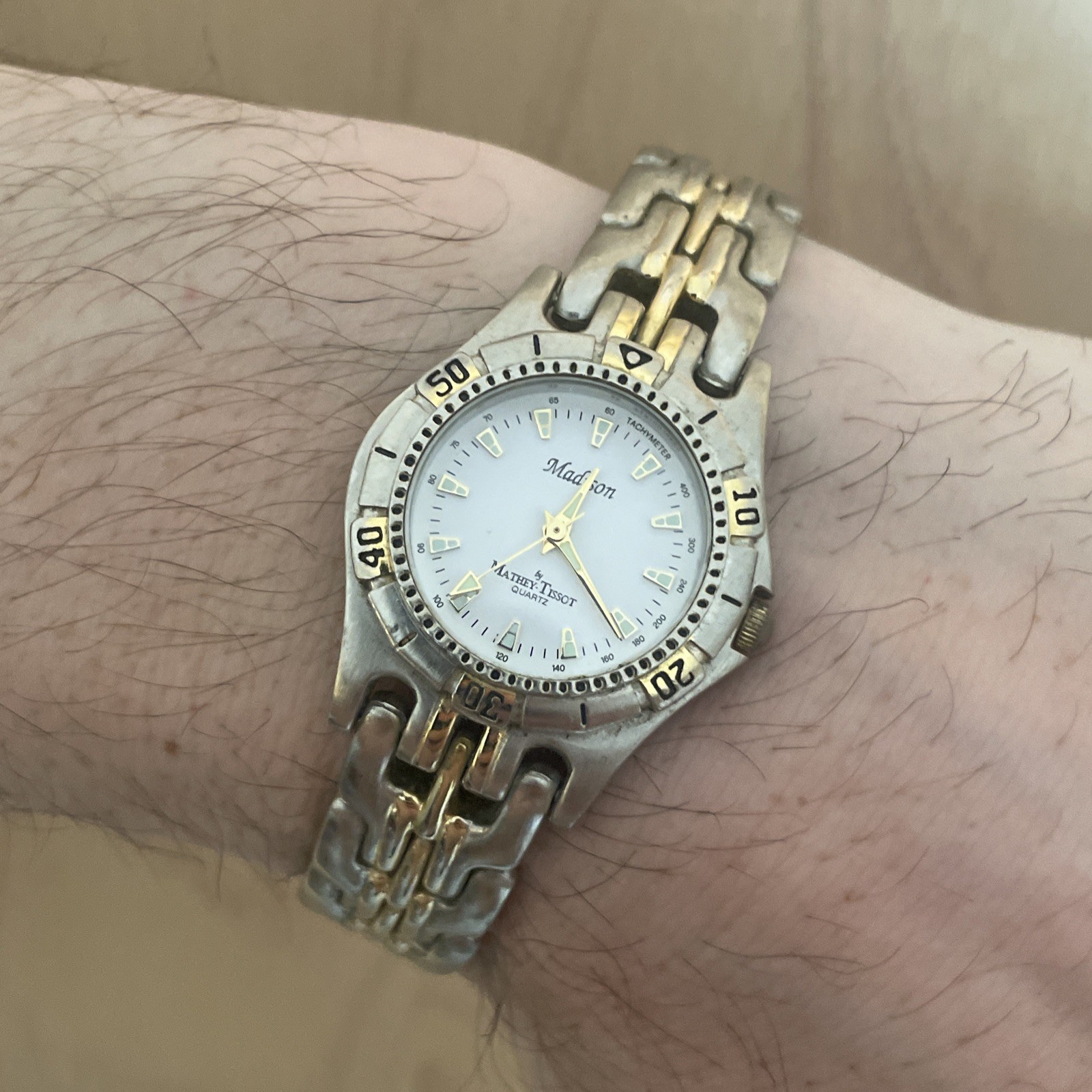 Madison Mathey Tissot Quartz Ladies Watch f1 style thunderbird Talon sport 90s