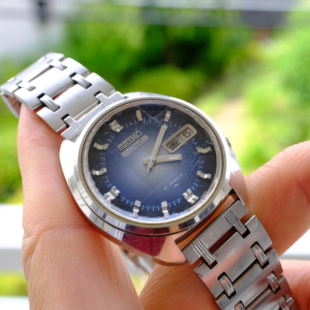 Working SEIKO 5 ACTUS Automatic Watch 21 Stone