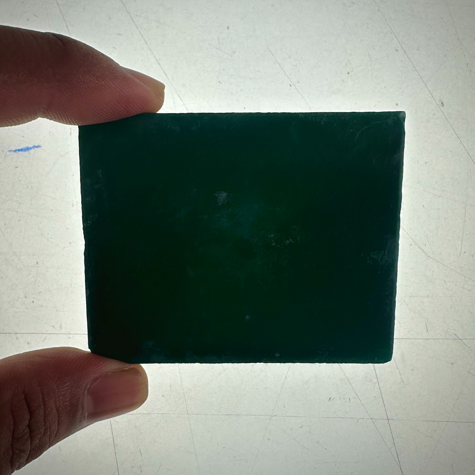 140 G Emerald Green YAG CERAMIC ( Yttrium Aluminum Garnet ) ROUGH LAB CREATED