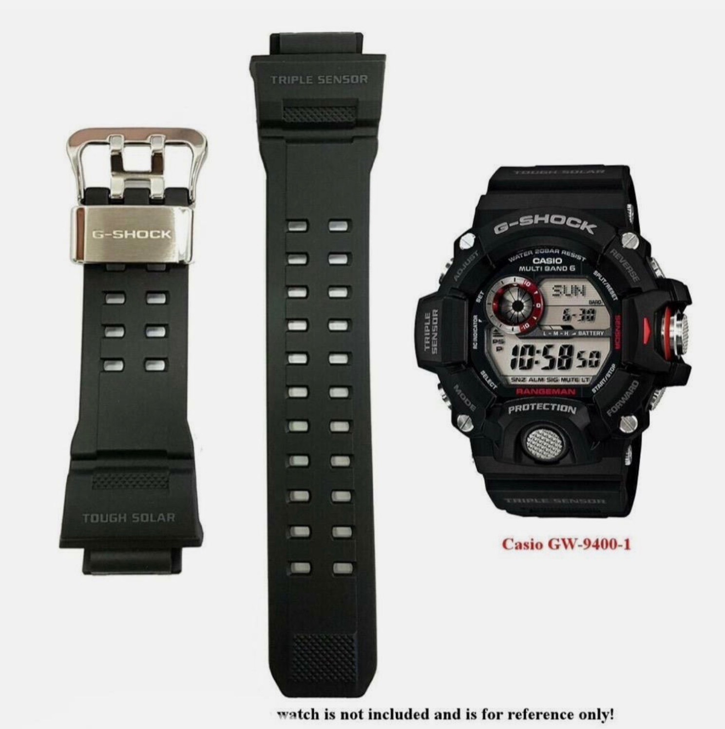 Genuine Casio Watch Band Strap G-Shock GW-9400-1 GW-9400BJ1GW-9400J1+Box+Cradle
