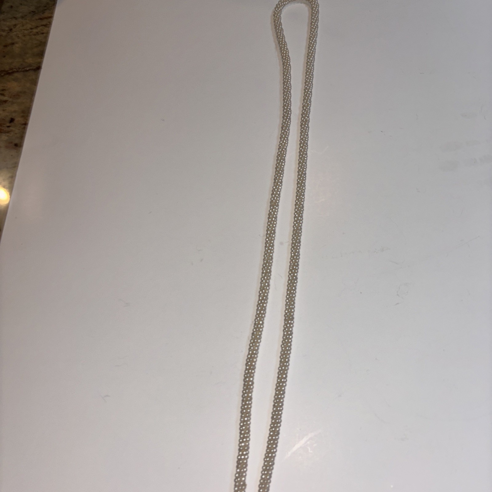 Lariat Y Necklace Multi Strand Teardrop Pearl Drops