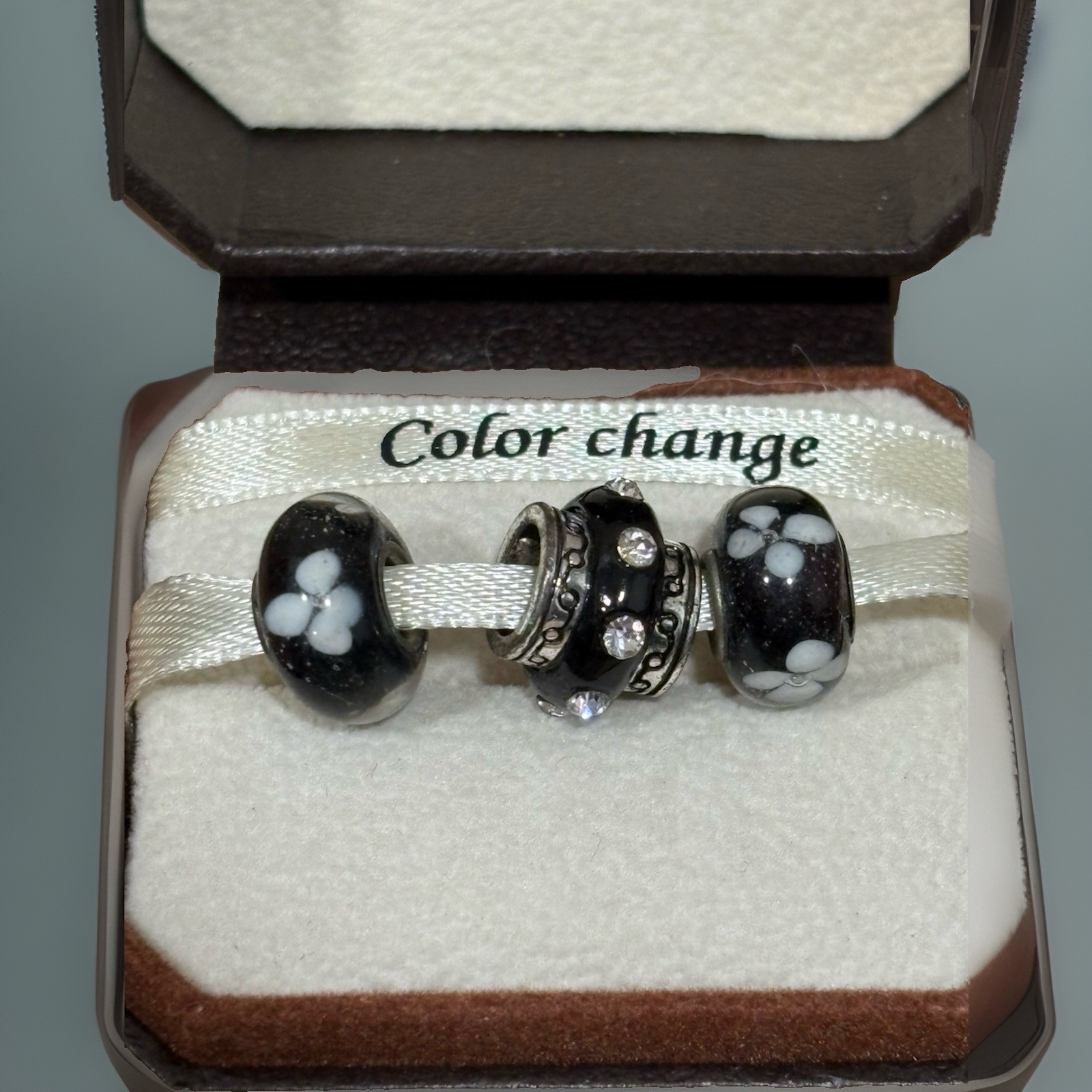 Bella Perlina Color Change Charm Beads Fashion Jewelry Bracelet Add/Replace/Gift
