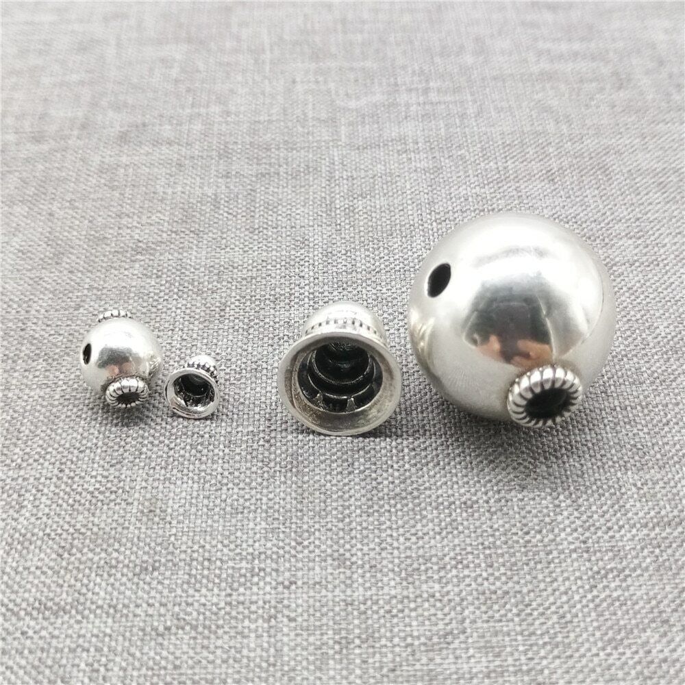 925 Sterling Silver Plain Guru Bead Prayer Mala 6mm 8mm 10mm 12mm 14mm 16mm 18mm