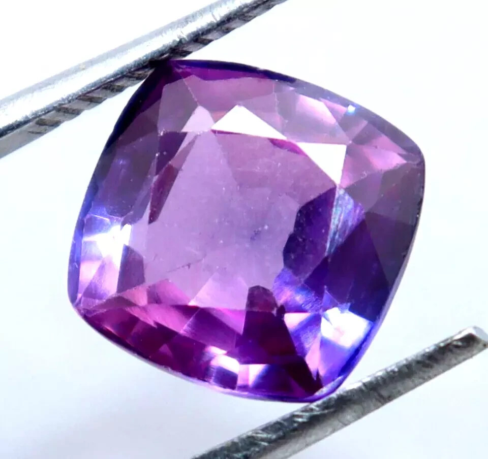 Natural 4.50 Ct Purple Tanzanite Cushion Certified Loose Gemstone With Free Gift