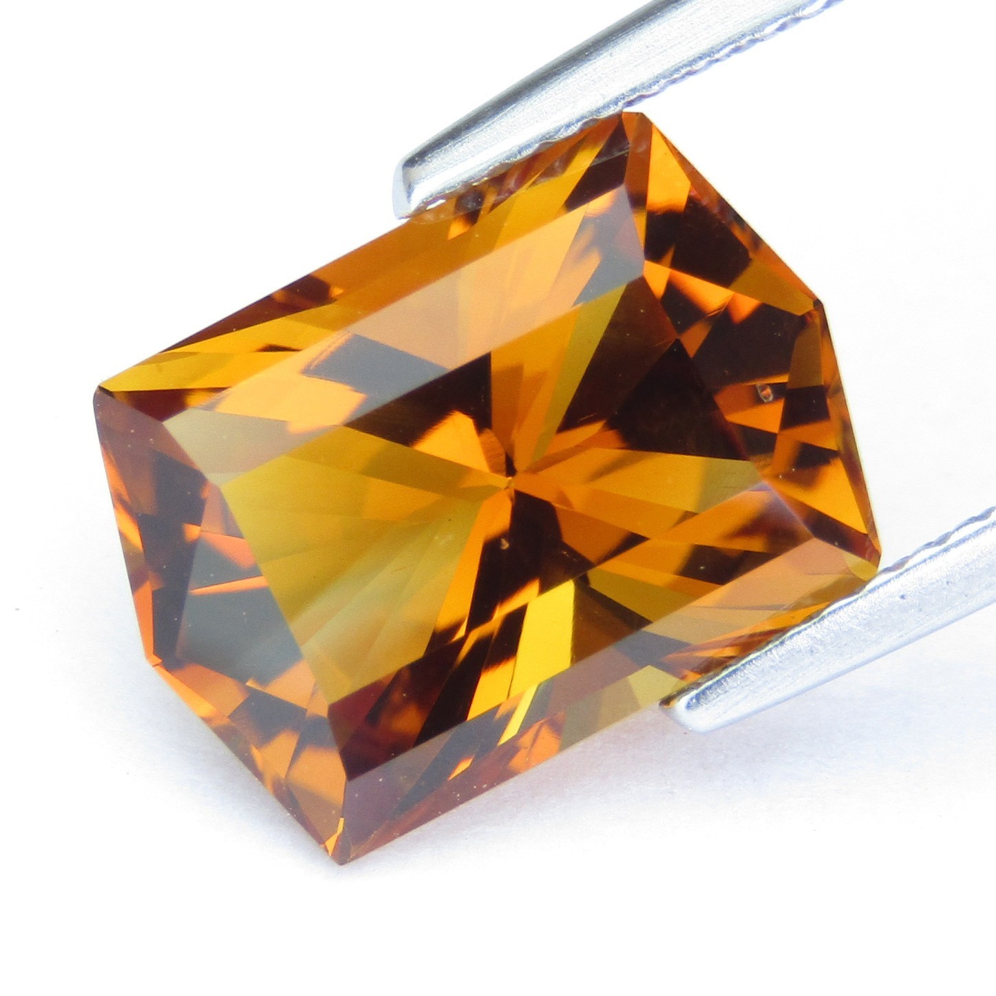 5.67Cts Fantastic Natural Citrine 13×9.3×7.7mm Fancy Cut Collection Gemstone-VDO