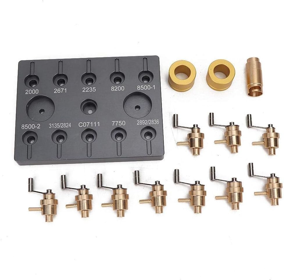 10PCS+ Watch Winder Alloy Steel Watch Winder Repair Tools Ergonomic Non-Slip SET