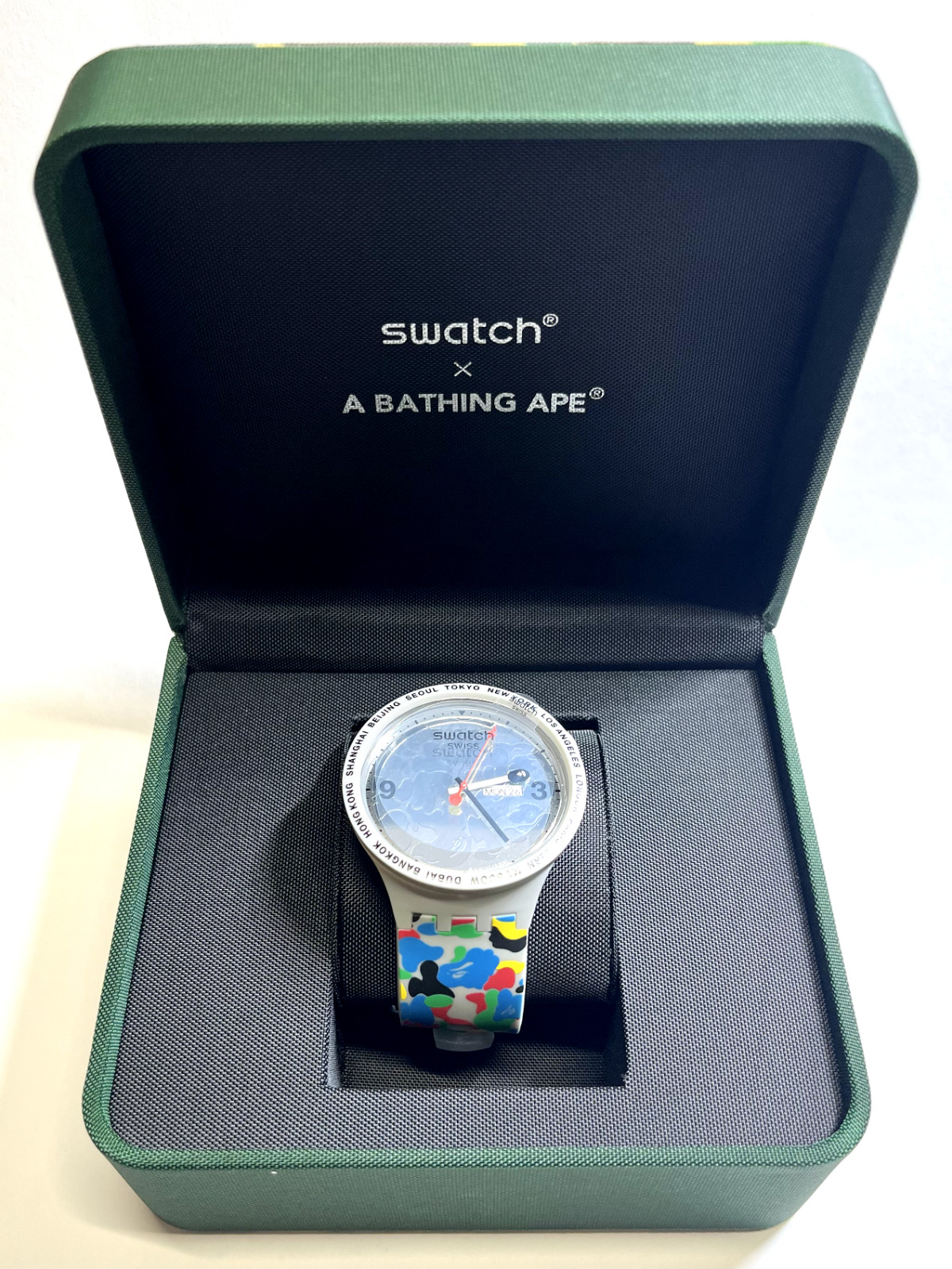 Swatch X BAPE | Tokyo Gray Camo SO27Z709 NEW IN BOX Streetwear Free Shipping