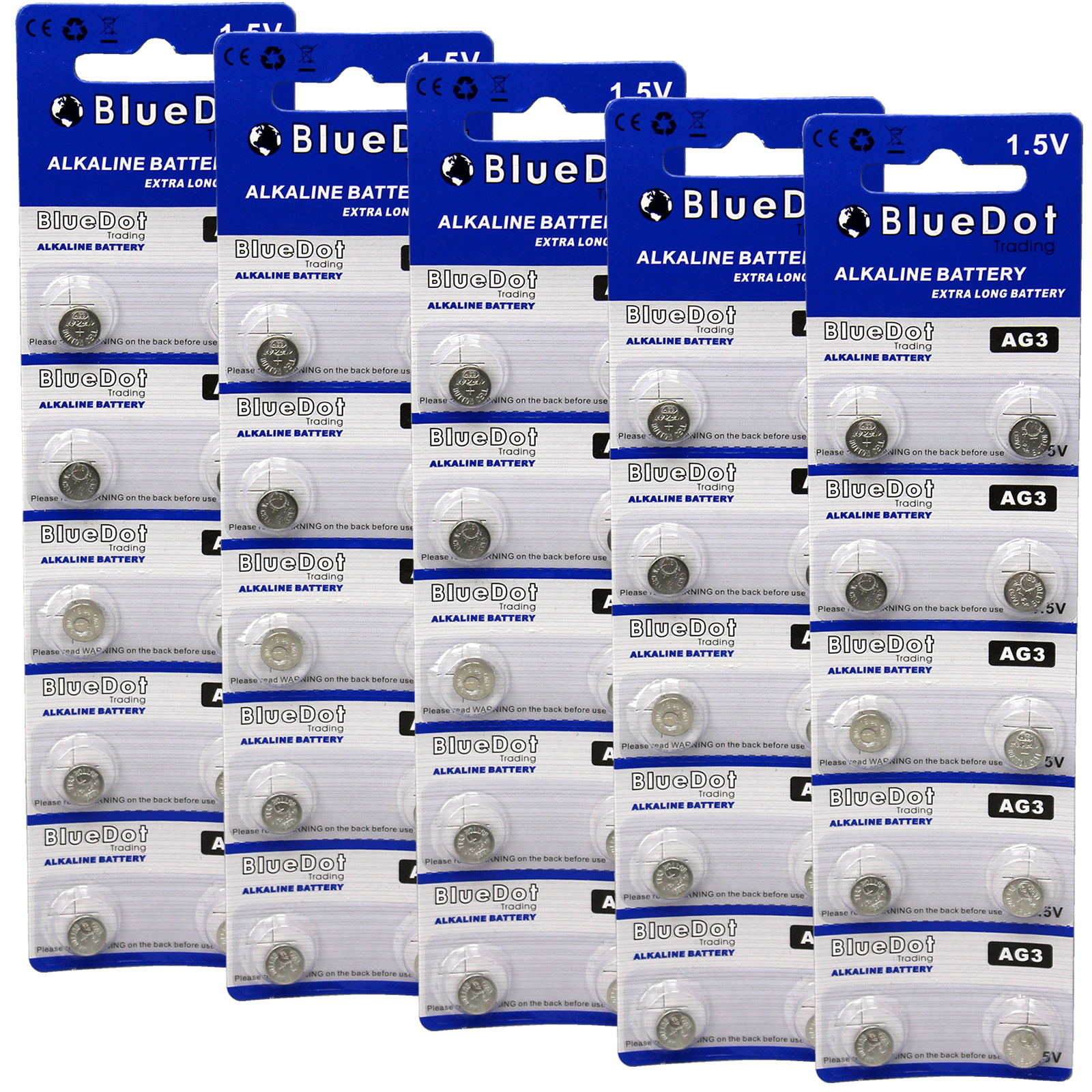 New BlueDot Trading® (50) 50 Pack Battery For Watch Button Cell LR41 AG3 Watches