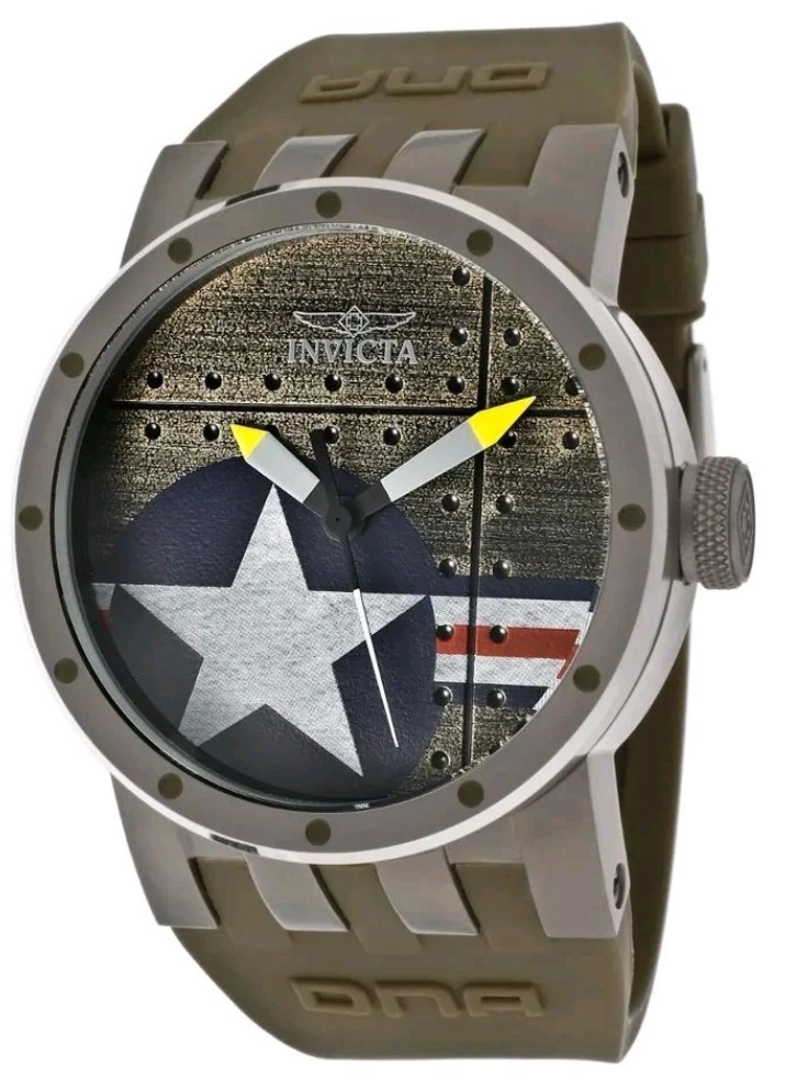 Invicta DNA Vintage Armed Forces Swiss Ronda 513 Caliber 46mm Men’s Watch 11646