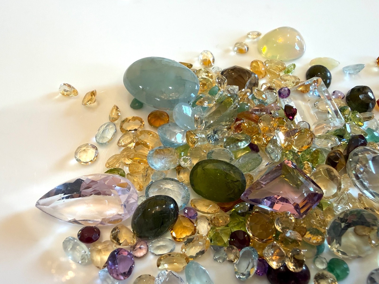 164 CARAT GEM LOT NATURAL UNTREATED GENUINE LOOSE GEMSTONES