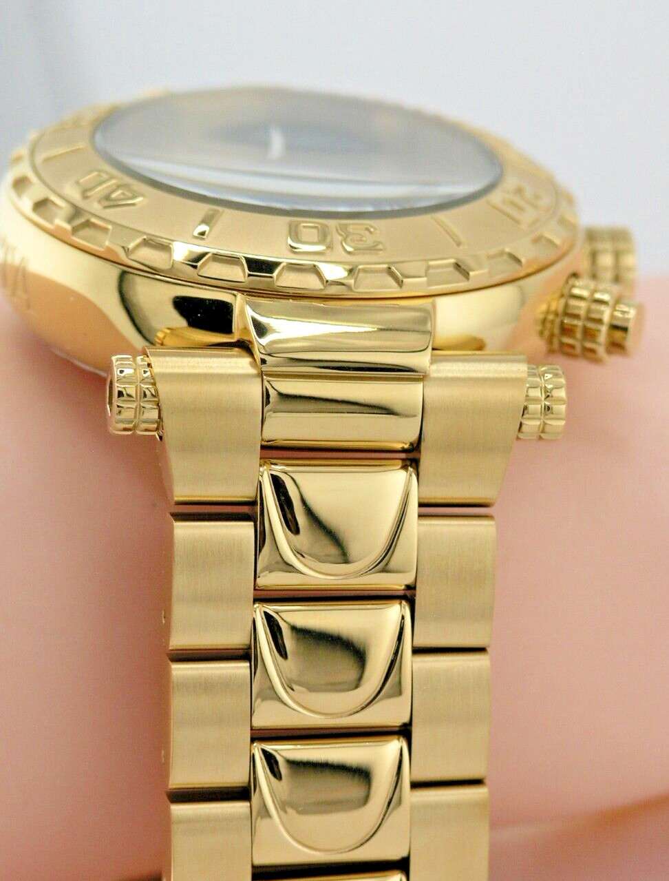 NEW INVICTA 25800 SUBAQUA NOMA I SWISS CHRONOGRAPH GOLD BLACK DIAL WATCH 47MM LE