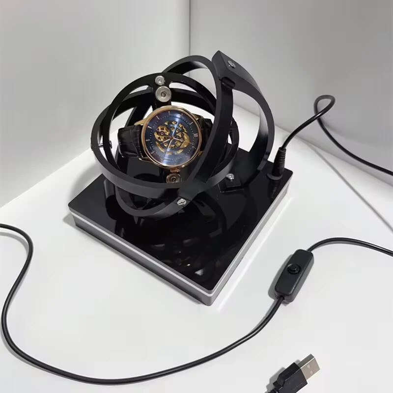Watch Winder 360 Spinning USB Power Automatic Winding Tool for Mechanical Watch