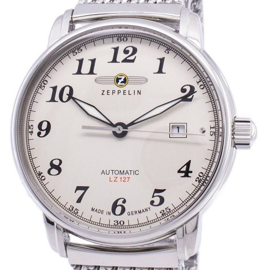 Zeppelin Series LZ127 Graf Automatic Germany Made Beige Dial Z7656M5 Men’s Watch