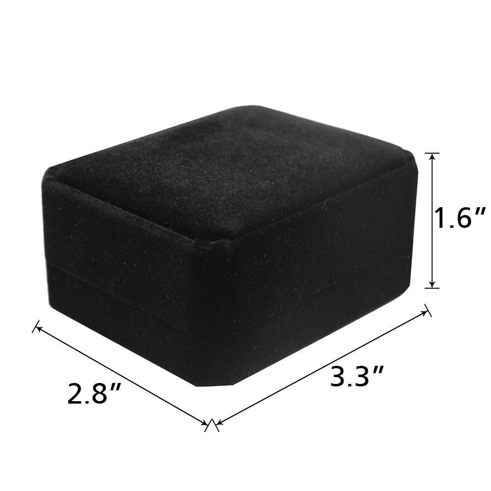 1x 5x Velvet Necklace Pendant Gift Box Jewelry Box Display Case Holder Organizer