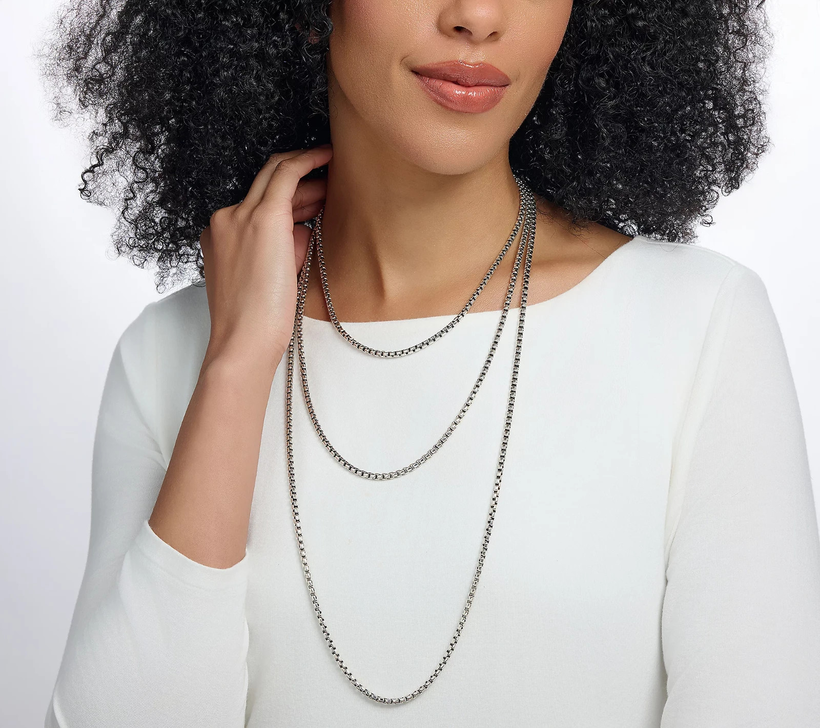 JAI John Hardy Sterling Silver 3.7mm Box Chain 72″ Necklace New 100 grams!