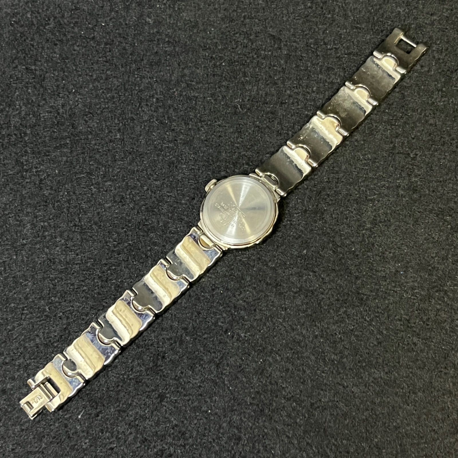 Operational Item NOEVIR Quartz Analog Wristwatch Silver 6L32 1181 confirmed work