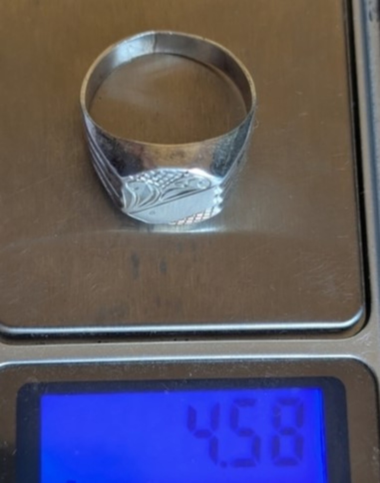 Vintage men’s ring sterling silver 925 Size 11.5 Weight 4.58 g Ukrainian jewelry