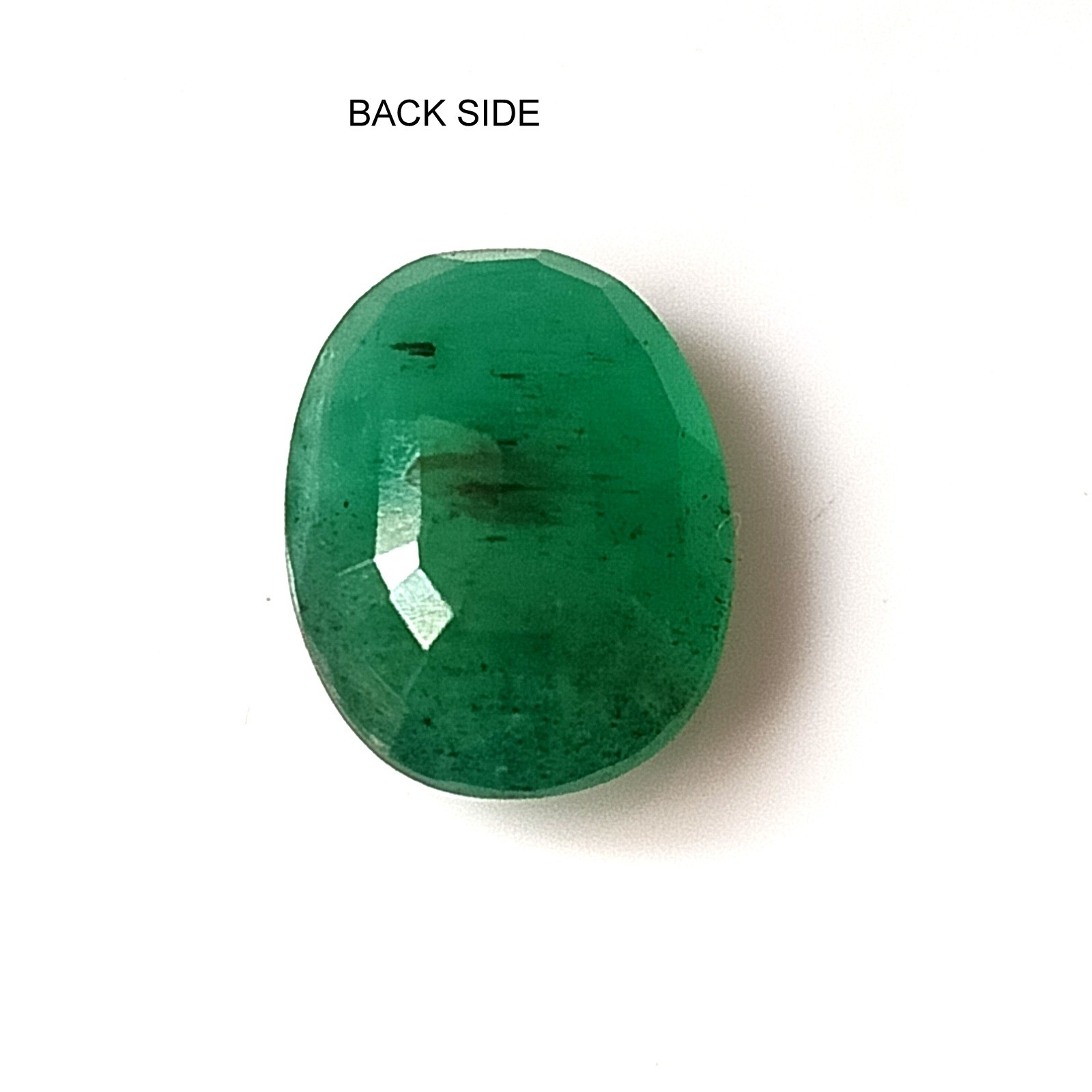 4.05 Carat Natural Untreated Emerald Oval Cut Faceted Loose Gemstone 9.7X12.5 mm